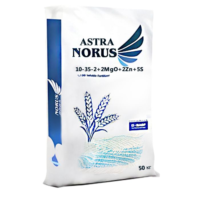 Добриво Астра Норус NPK 10-35-2+2MgO+2Zn+5S